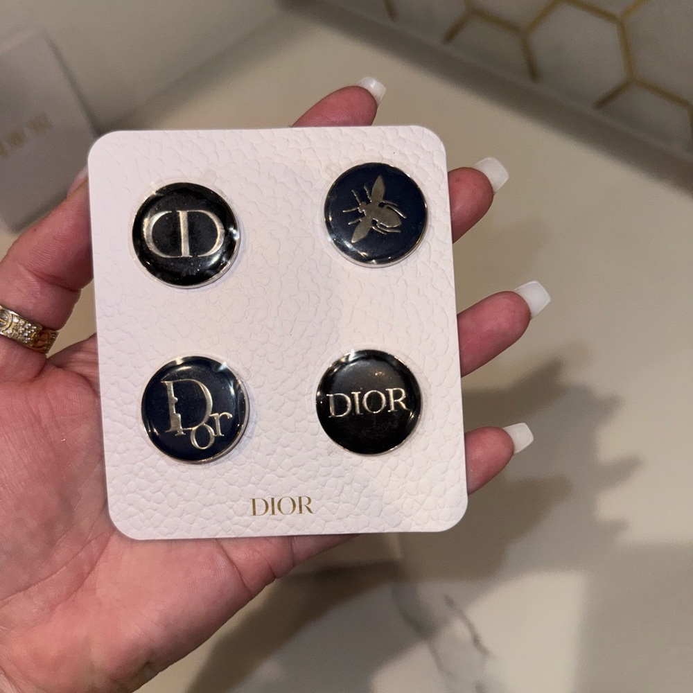 New Dior Button Collection set of 4